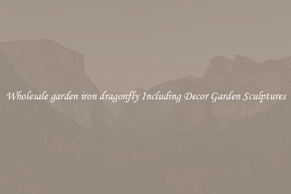 Wholesale garden iron dragonfly Including Decor Garden Sculptures