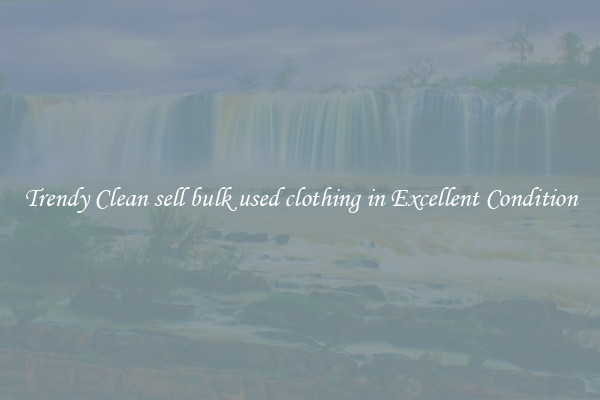 Trendy Clean sell bulk used clothing in Excellent Condition