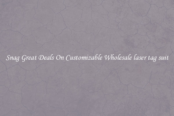 Snag Great Deals On Customizable Wholesale laser tag suit