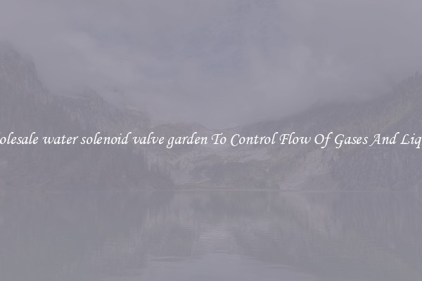 Wholesale water solenoid valve garden To Control Flow Of Gases And Liquids