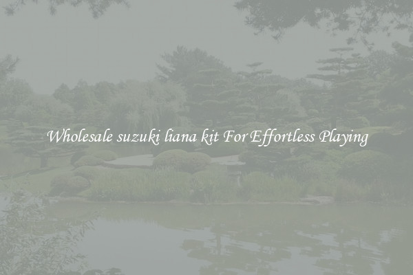 Wholesale suzuki liana kit For Effortless Playing